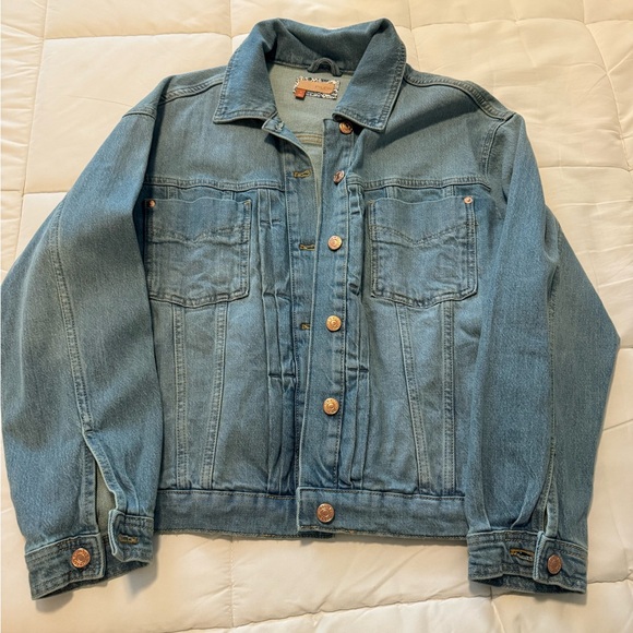Pilcro Blue Denim Jacket - Picture 1 of 5